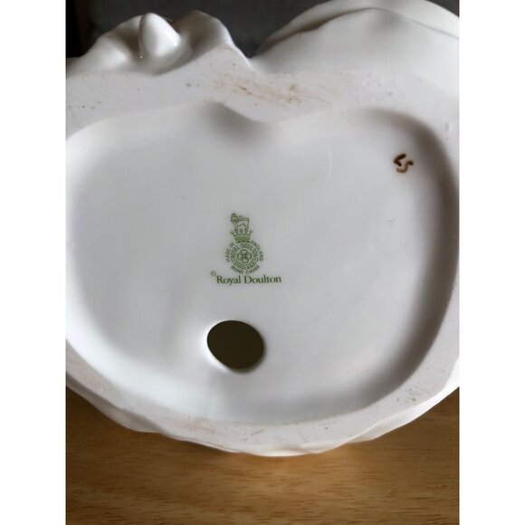 Royal Doulton Porcelain Lady Prototype Figurine Blue Dress Pink Flowers Girl Sta - Picture 14 of 15